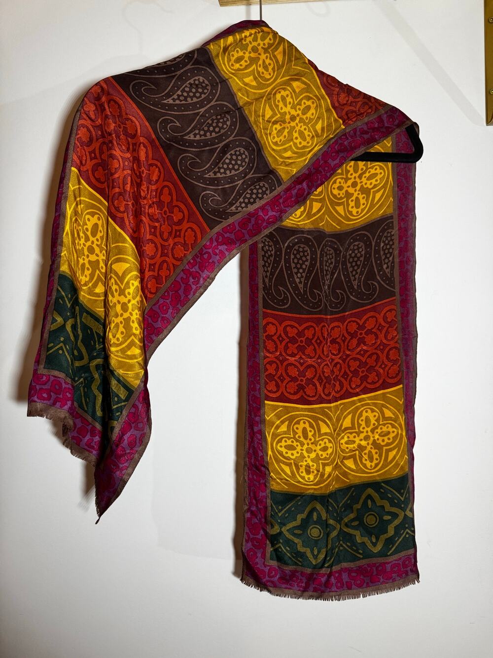 Signed Adrienne Vittadini Vintage Scarf